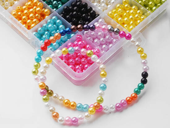 Set of Pearls Beads for Friendship Bracelets DIY 28 colors ZA5285