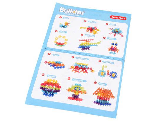 Set of colorful 3D building blocks 140 pieces for children ZA5311