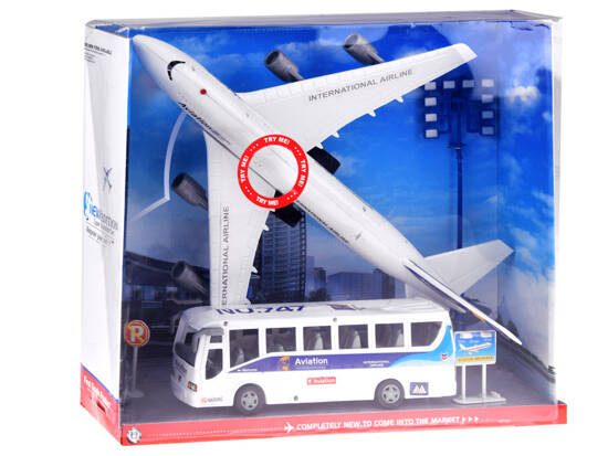 Set of huge airplane bus light sound ZA1790