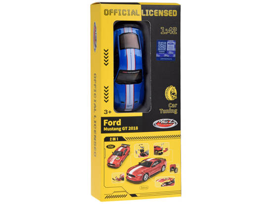 Set of metal car TUNING licensed Ford Mustang GT 1:42 ZA5057