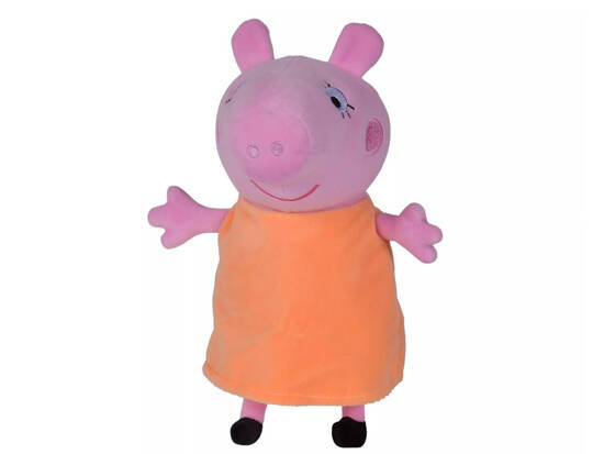 Simba Mascot set Peppa Pig George Mom Dad Pig in the car ZA5436