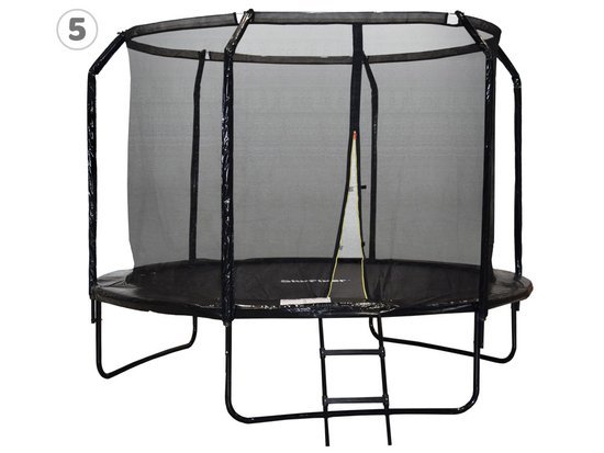 SkyFlyer garden trampoline + 10FT 304cm ladder