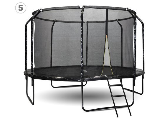SkyFlyer garden trampoline + 12FT 366cm ladder