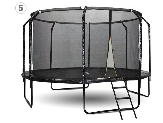 SkyFlyer garden trampoline + 14FT 426cm ladder