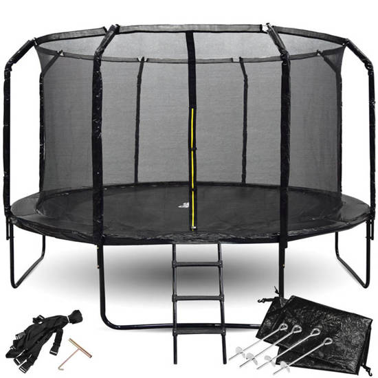 SkyFlyer garden trampoline + 14FT 426cm ladder