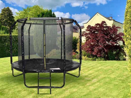 SkyFlyer garden trampoline + 8FT 244cm ladder