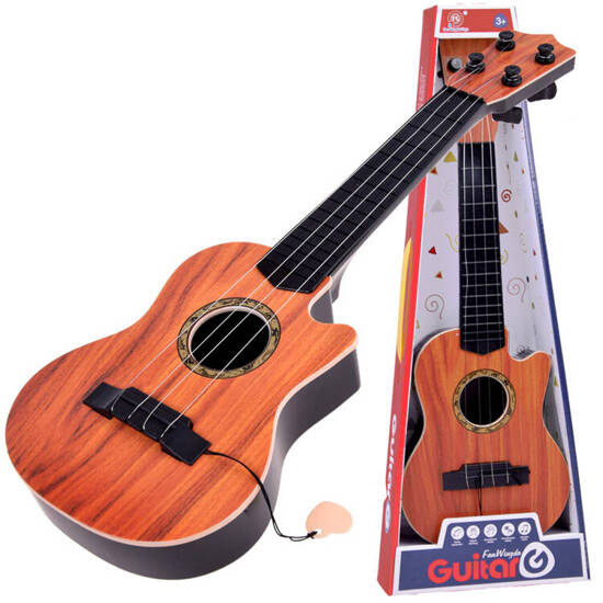 Small 4-string guitar for children, feather IN0120