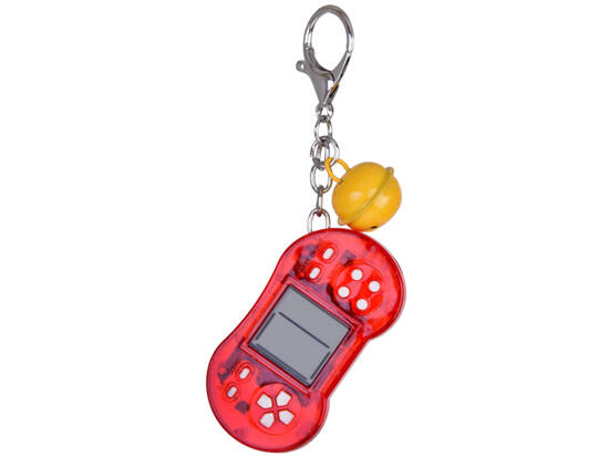 Small Keychain Console with Bell - RETRO travel games for children GR0688