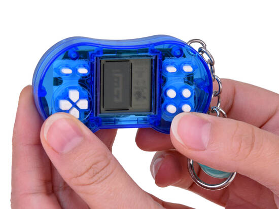 Small Keychain Console with Bell - RETRO travel games for children GR0688