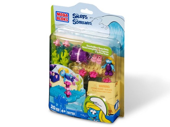 Smurfs pads + accessories Mega Bloks ZA1876