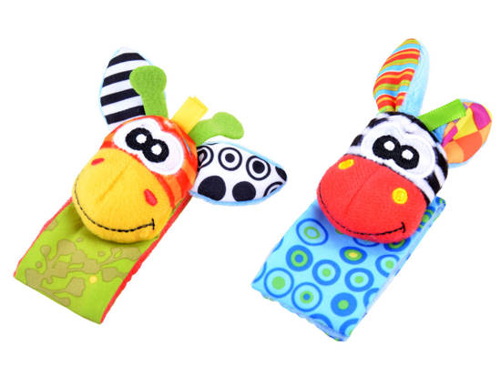 Socks + rattle bands set 4 pcs ZA3304Z