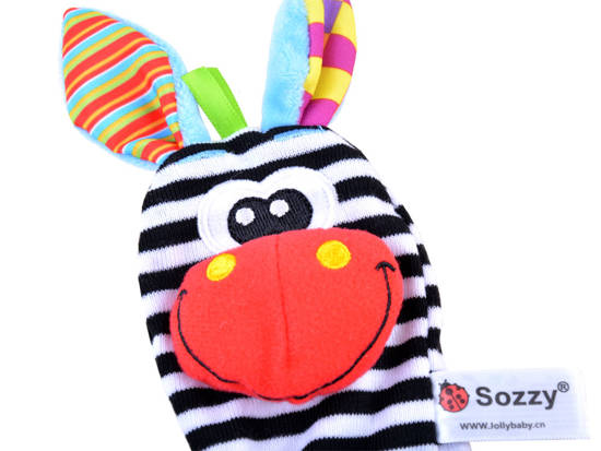 Socks + rattle bands set 4 pcs ZA3304Z