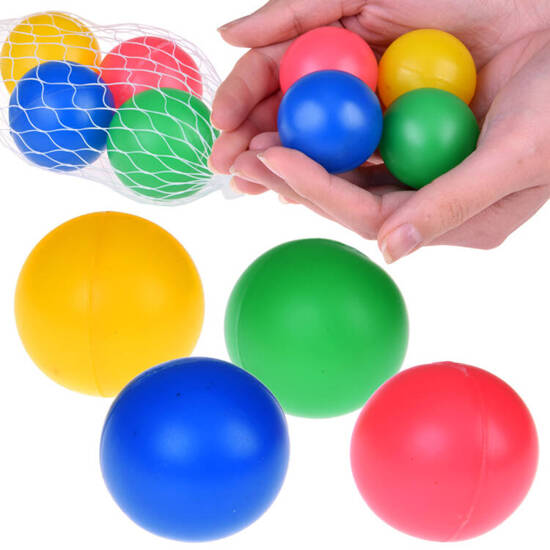 Soft Colorful Balls ball in the net 4 pieces SP0775