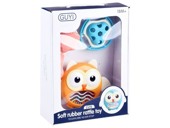 Soft rubber rattle toy ZA3377