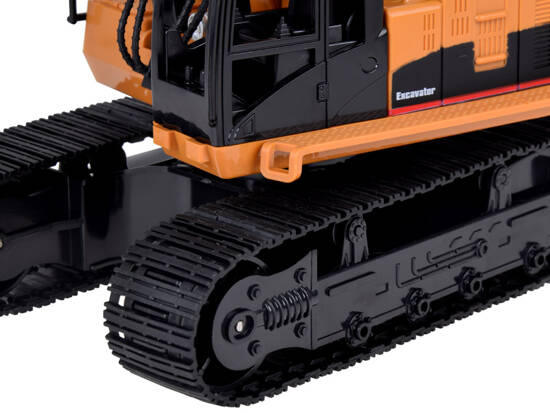 Solid Excavator on tracks effect Smoke Sound LED Light + Remote Control RC0698