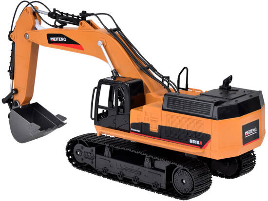 Solid Excavator on tracks effect Smoke Sound LED Light + Remote Control RC0698