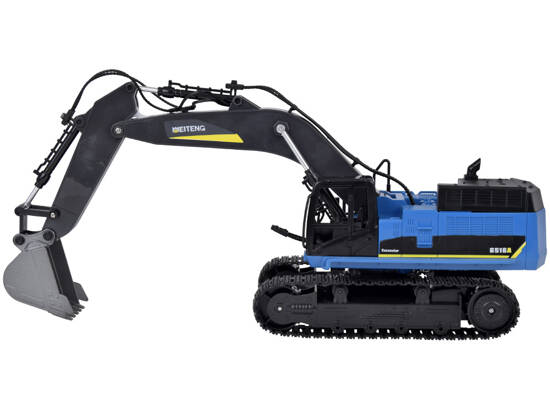 Solid Excavator on tracks effect Smoke Sound LED Light + Remote Control RC0698