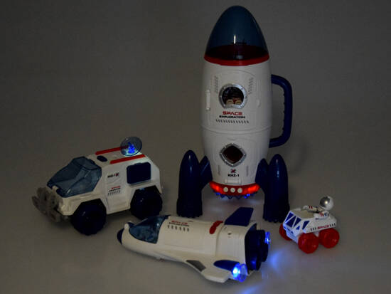 Space set rocket ship car astronaut soundZA4702