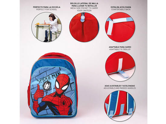 Spider Man BACKPACK for a superhero. Backpack for a trip 40cm AP0009