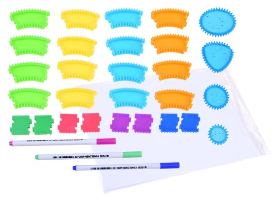 Spirograph Drawing set CREATIVE spirals Drawing aid TA0080