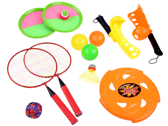 Sports set, paddles, balls, backpack, 14 pcs. SP0640