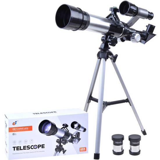 Spotting scope Optical telescope 2 x eyepiece tripod ES0017