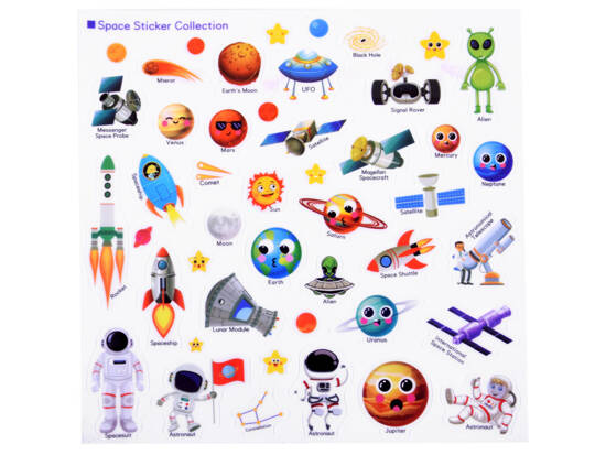 Sticker album space planets ZA4761