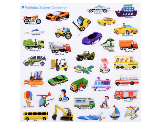 Sticker album vehicles road ZA4762