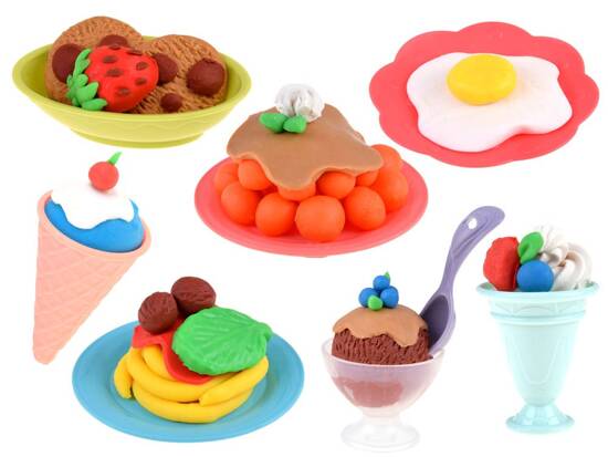 Sweet Little Confectioner's Set Plasticine + Cake Molds 5195