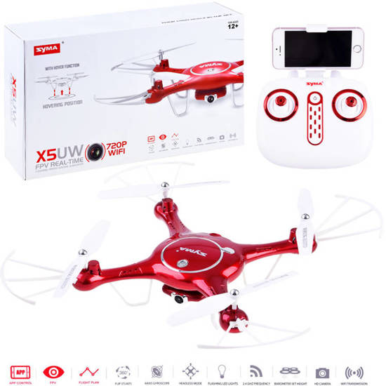 Syma X5UW drone with FPV camera WI-FI PILOT RC0542