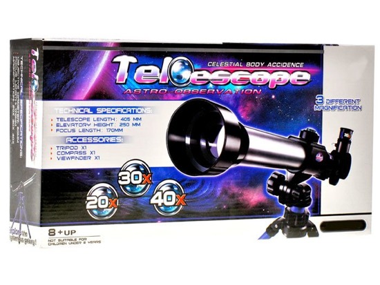 TELESCOPE telescope on a tripod 3 x eyepiece ES0009