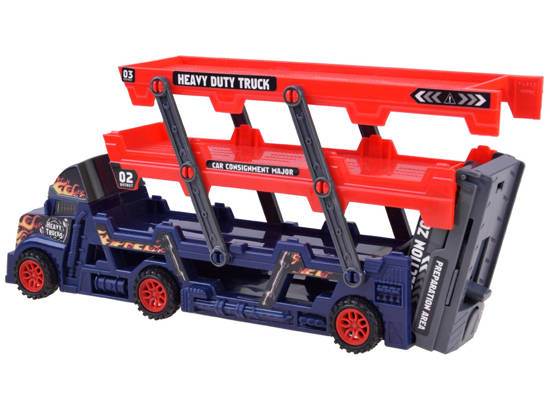 TIR tow truck + 4 toy cars springs launcher ZA4461