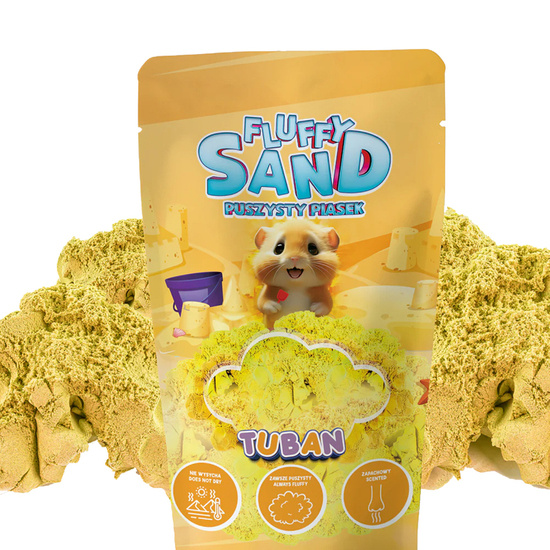 TUBAN Fluffy sensory sand scented Fluffy yellow 90g ZA5538