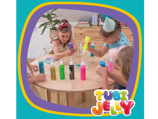 TUBAN creative set Tubi Jelly gel figures Monsters 6 colors ZA5537