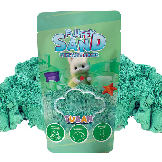 TUBAN fluffy scented sensory Sand Fluffy green 90g ZA5540