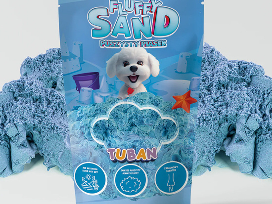 TUBAN fluffy scented sensory sand Fluffy blue 90g ZA5541