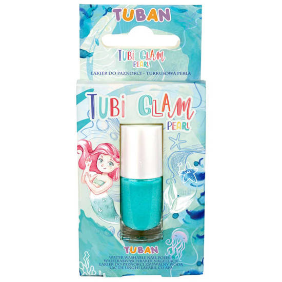 TUBI GLAM turquoise nail polish ZA4381