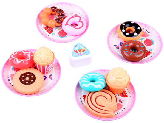 Tea set coffee cups cookies ZA3976