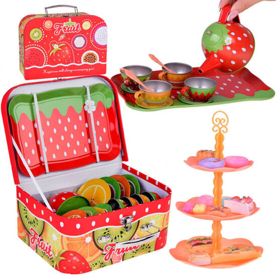 Tea set fruit cups saucers in a case 36 pieces ZA5318