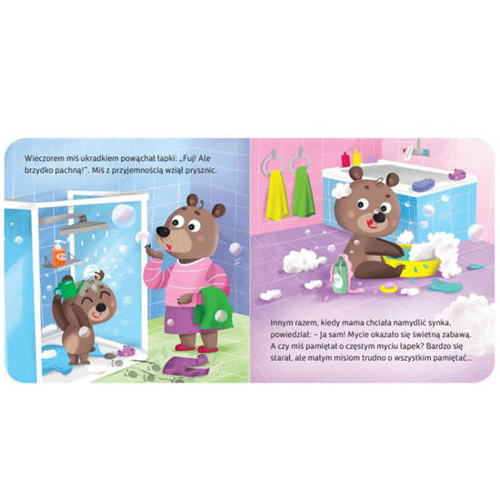 Teaching book Little bear won't wash KS0473