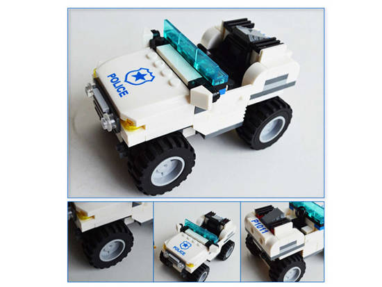 Technical blocks 3in1 Police build a vehicle ZA3842