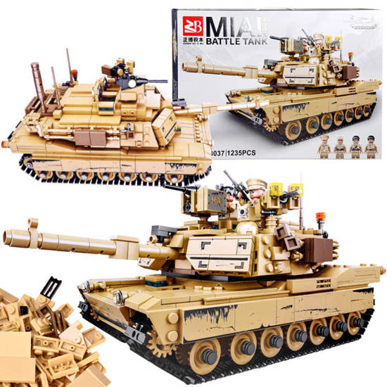 Technical blocks build Miai Tank 1235 pieces ZA4458