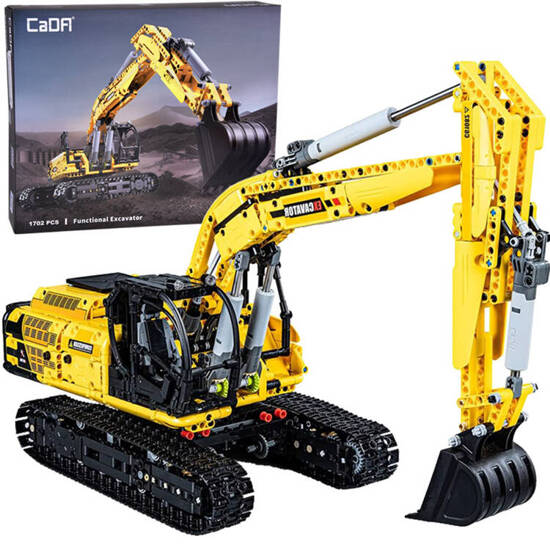 Technical building blocks set 1702-pieces Excavator 1:20 movable pieces ZA5253