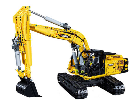 Technical building blocks set 1702-pieces Excavator 1:20 movable pieces ZA5253