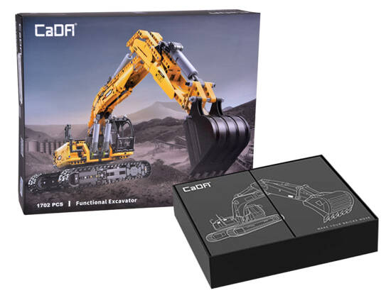 Technical building blocks set 1702-pieces Excavator 1:20 movable pieces ZA5253