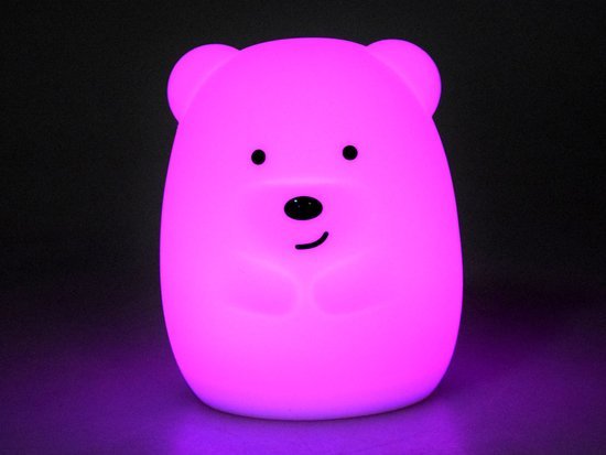 Teddy Bear Silicone LED bedside lamp + ZA3294 remote control