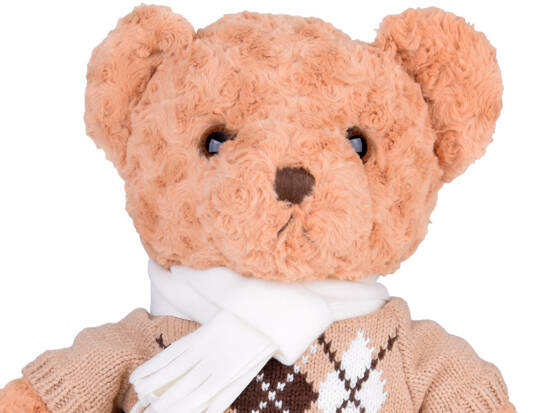 Teddy bear soft Bear in a sweater and scarf 60cm ZA 5330