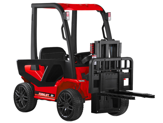 The car is powered by a battery FORKLIFT TRUCK with a remote control PA0255