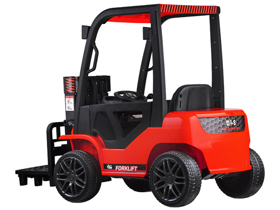 The car is powered by a battery FORKLIFT TRUCK with a remote control PA0255