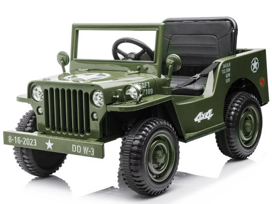 The car is powered by the Military Willys battery + PA0263 remote control